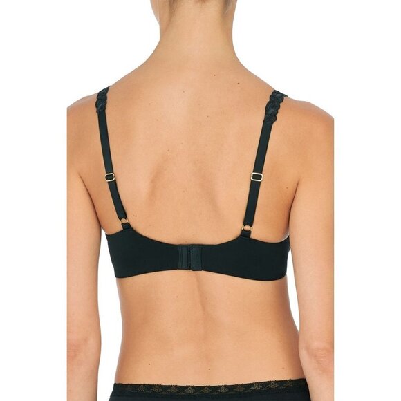 Natori Pure Luxe Full Fit Underwire T-Shirt Bra Black Women's 32G - Picture 5 of 5